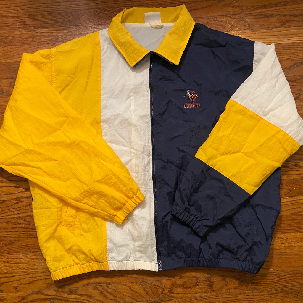 Vintage 1996 Kentucky Derby Horse Racing Lightweight Jacket Size Xl2xl Vintage 1996 Kentucky Derby Horse Racing Lightweight Jacket Size Xl2xl